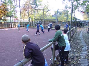Fussball spielen